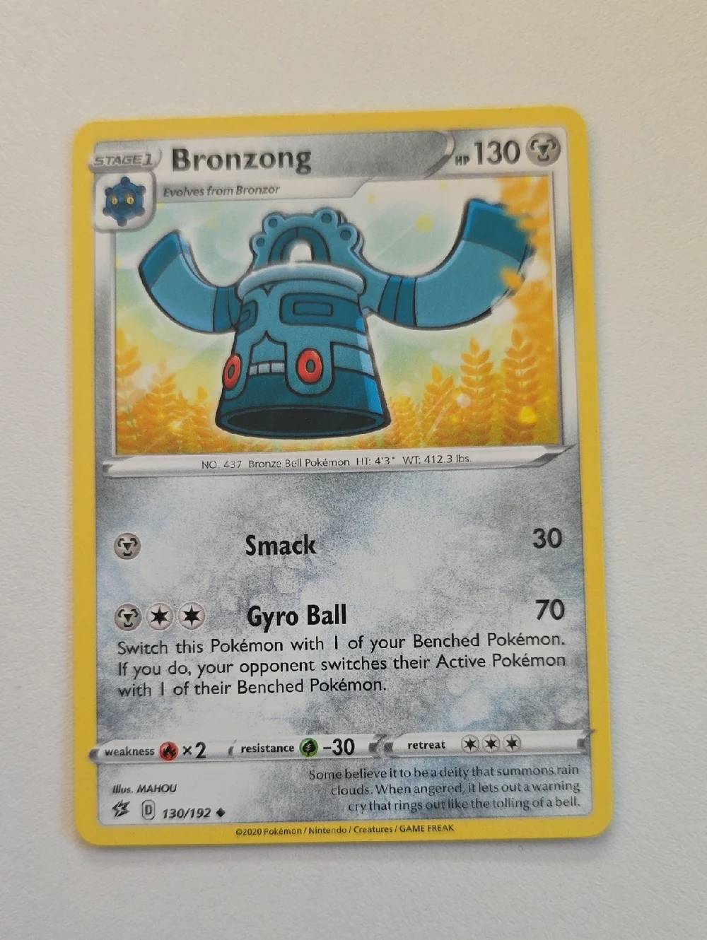 Pokemon Bronzor And Bronzong Trading Cards Set